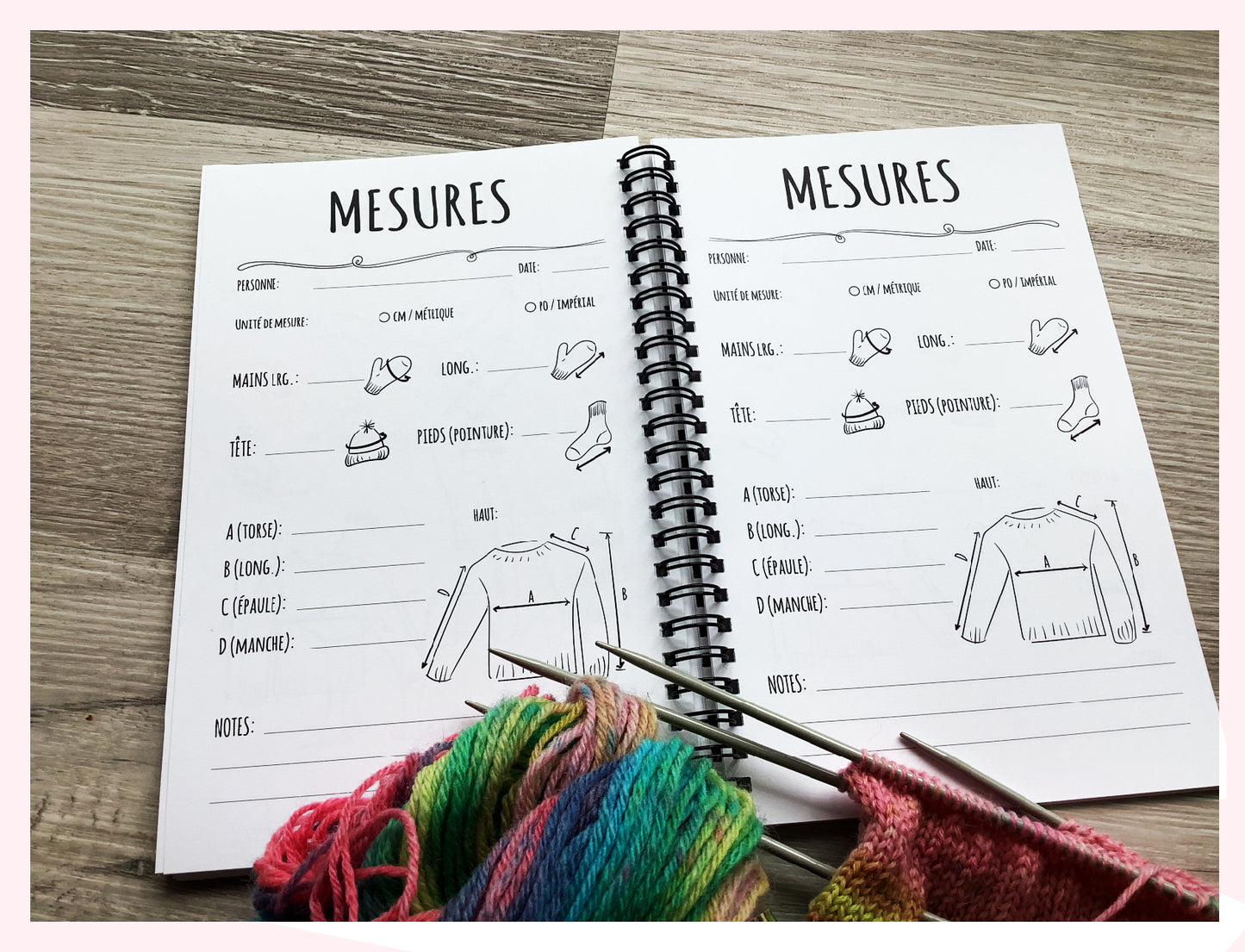 Helping Sheeep – Journal de projets tricot (version anglaise)