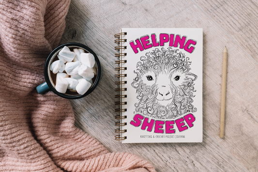 Helping Sheeep – Journal de projets tricot (version anglaise)