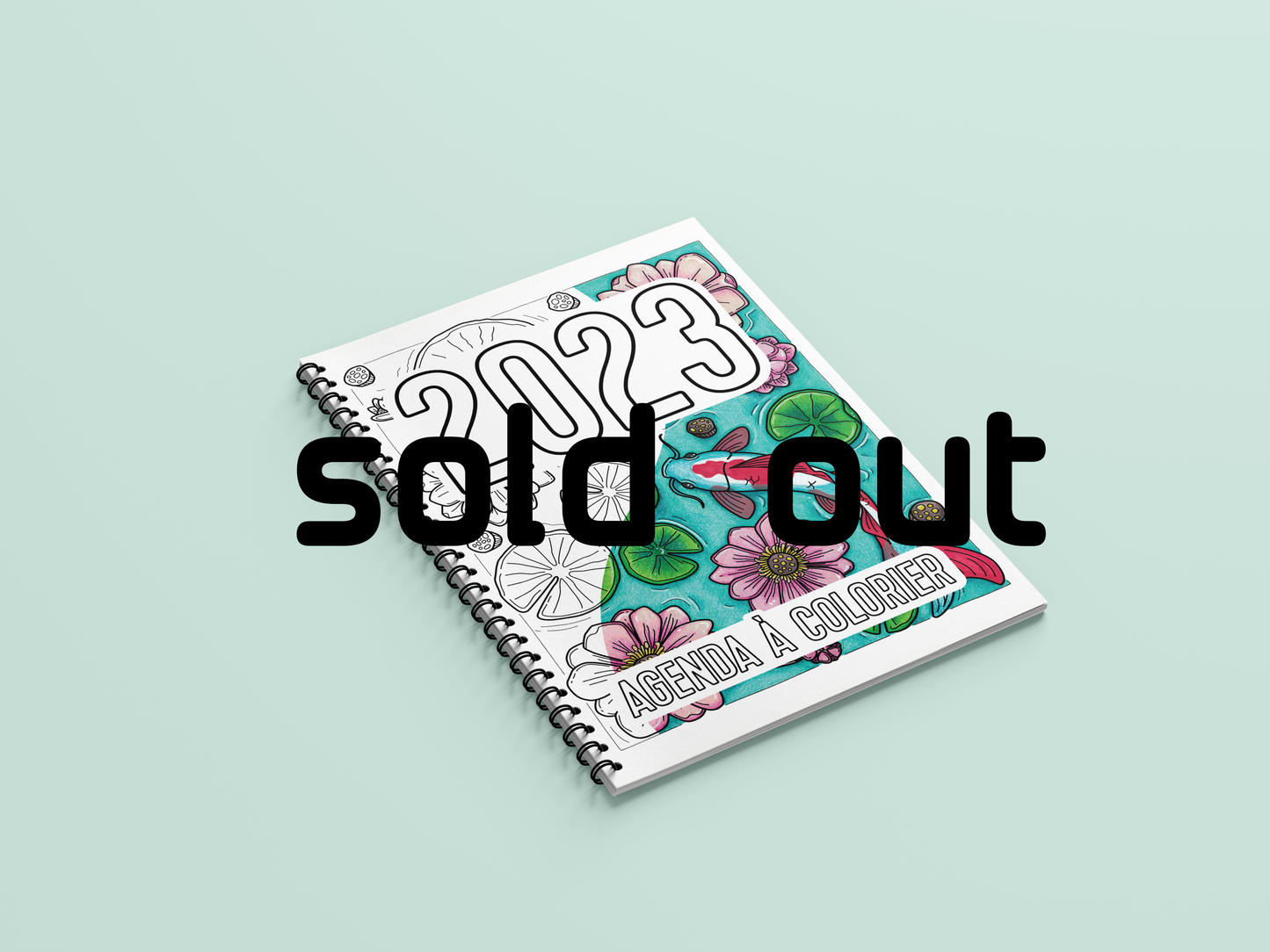 Agenda à colorier 2023 - ÉPUISÉ