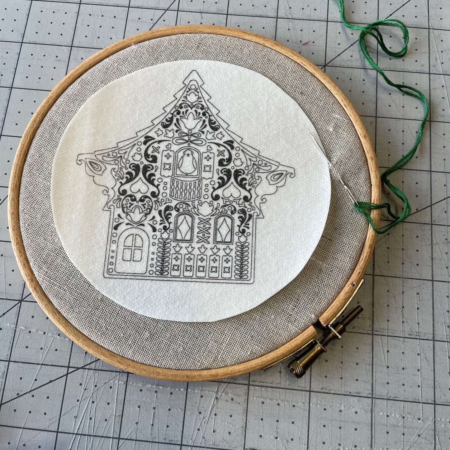 Modèles à broder hydro-solubles - 1 modèle grand format